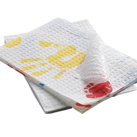 Procedure Towel Tiny Tracks™ 13-1/2 W X 18 L Inch Hand / Footprints NonSterile