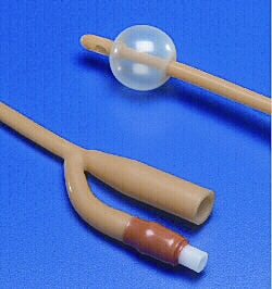 Foley Catheter Dover™ 2-Way Standard Tip 5 cc Balloon 14 Fr. Silicone Elastomer Coated Latex