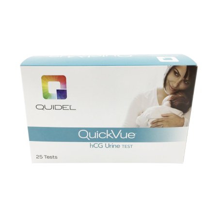 Reproductive Health Test Kit QuickVue® hCG Pregnancy Test 25 Tests CLIA Waived