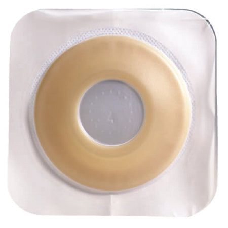 Ostomy Barrier Sur-Fit Natura® Precut, Extended Wear Durahesive® White Tape 45 mm Flange Sur-Fit Natura® System Hydrocolloid 1-3/8 Inch Opening 4-1/2 X 4-1/2 Inch