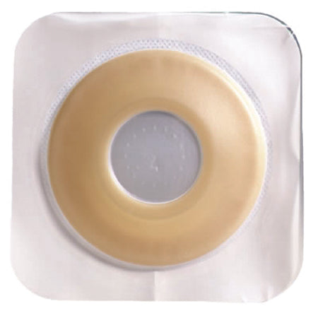 Ostomy Barrier Sur-Fit Natura® Precut, Extended Wear Durahesive® White Tape 45 mm Flange Sur-Fit Natura® System Hydrocolloid 3/4 Inch Opening 4-1/2 X 4-1/2 Inch