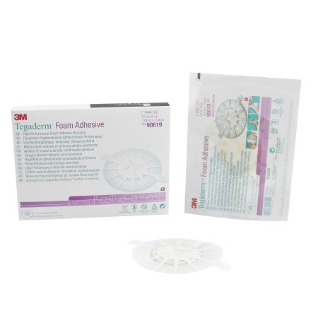 Foam Dressing 3M™ Tegaderm™ High Performance 5-1/2 X 5-1/2 Inch With Border Film Backing Acrylic Adhesive Heel Sterile