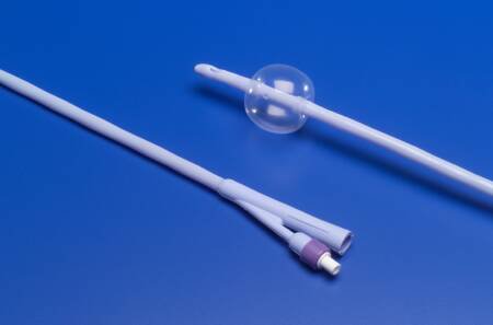 Foley Catheter Dover™ 2-Way Standard Tip 3 cc Balloon 10 Fr. Silicone