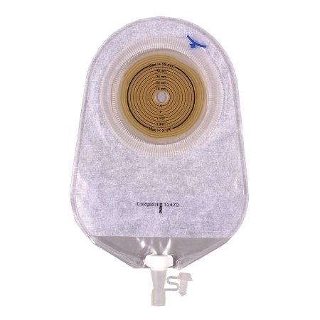 Urostomy Pouch Assura® One-Piece System 10-3/4 Inch Length 3/8 to 2-1/4 Inch Stoma Drainable Flat, Trim to Fit