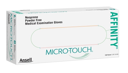 Exam Glove Micro-Touch® Affinity® Medium NonSterile Polychloroprene Standard Cuff Length Textured Fingertips Green Chemo Tested