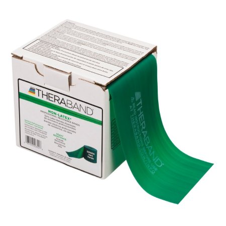 Exercise Resistance Band TheraBand® Green 4 Inch X 25 Yard Heavy Resistance