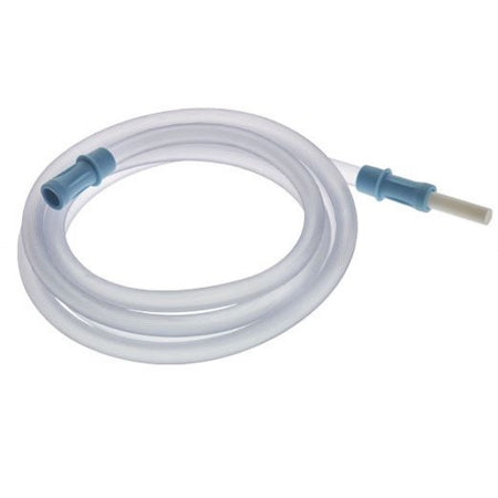 Suction Connector Tubing AMSure® 10 Foot Length 0.25 Inch I.D. Sterile Tube to Tube Connector Clear NonConductive PVC