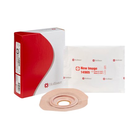 Ostomy Barrier FlexTend™ Precut, Extended Wear Adhesive Tape 57 mm Flange Red Code System Hydrocolloid 1-1/8 Inch Opening