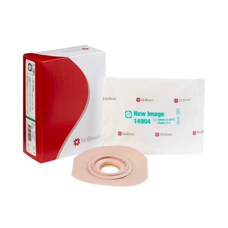 Ostomy Barrier FlexTend™ Precut, Extended Wear Adhesive Tape 44 mm Flange Green Code System Hydrocolloid 1 Inch Opening