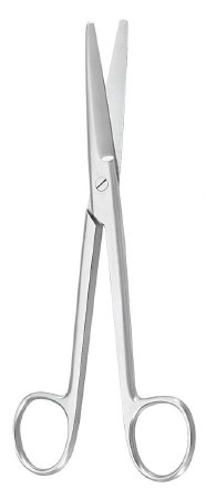 Dissecting Scissors McKesson Argent™ Mayo 6-3/4 Inch Length Surgical Grade Stainless Steel NonSterile Finger Ring Handle Curved