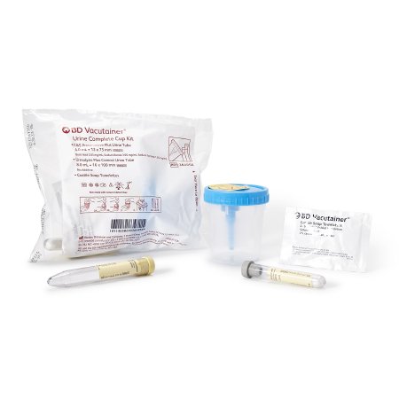 Urine Specimen Collection Kit BD Vacutainer® 4 mL / 8 mL Plastic Collection Cup / Collection Tube Sterile