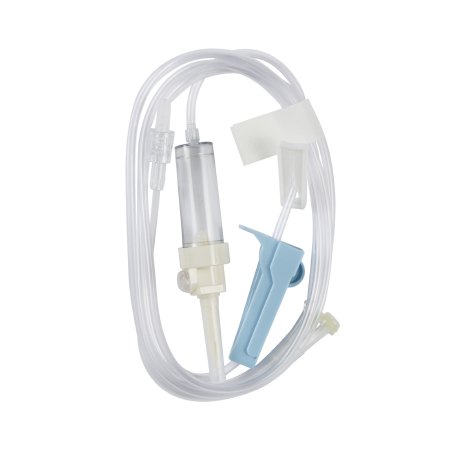 Primary IV Administration Set AMSafe® Gravity 1 Port 15 Drops / mL Drip Rate Without Filter 78 Inch Tubing Solution