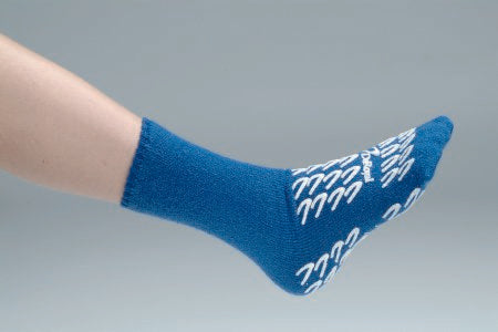 Slipper Socks One Size Fits Most Royal Blue Above the Ankle