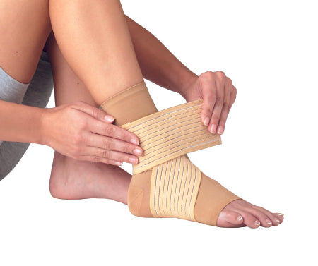 Ankle Support PROCARE® Double Strap Medium Pull-On / Hook and Loop Closure Foot