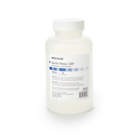 Irrigation Solution McKesson Sterile Water for Irrigation Not for Injection Bottle, Screw Top 250 mL