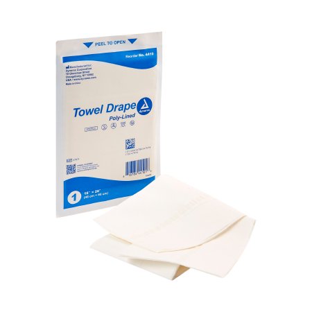 General Purpose Drape dynarex® Towel Drape 18 W X 26 L Inch Sterile