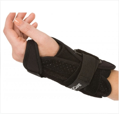 Wrist Brace ProCare® Quick-Fit® Felt / Nylon Right Hand Black One Size Fits Most