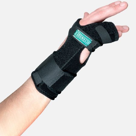 Hand / Finger Brace TKO® Standard Neoprene / Nylon / UBL Right Hand Black One Size Fits Most