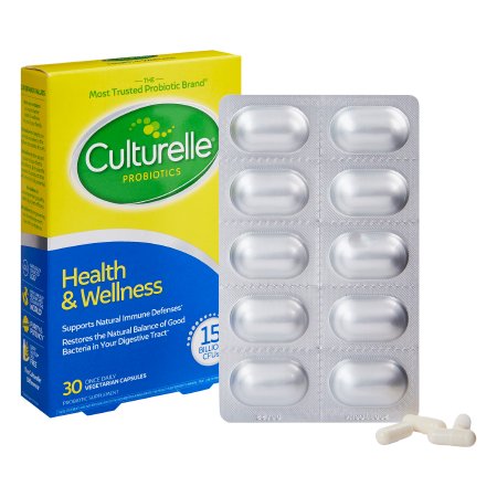 Probiotic Dietary Supplement Culturelle® 30 per Bottle Capsule