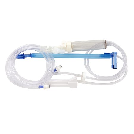 IV Pump Set Alaris® Pump 2 Ports 20 Drops / mL Drip Rate Without Filter 117 Inch Tubing Solution