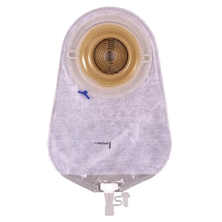 Urostomy Pouch Assura® One-Piece System 10-3/4 Inch Length 7/8 Inch Stoma Drainable Convex, Pre-Cut