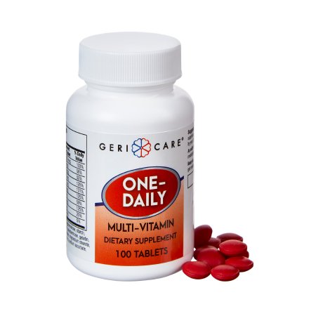Multivitamin Supplement Geri-Care® Tablet 100 per Bottle