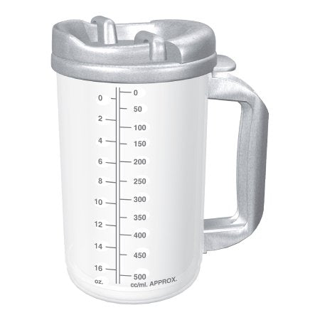 Drinking Mug Whirley-DrinkWorks!™ 20 oz. Clear Cup / Granite Lid Plastic Reusable