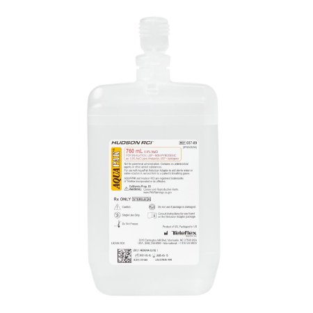 Aquapak® Respiratory Therapy Solution Sodium Chloride 0.9% Solution Prefilled Nebulizer 760 mL