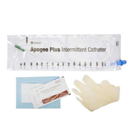 Intermittent Catheter Tray Apogee® Closed System / Firm Tip 14 Fr. Without Balloon