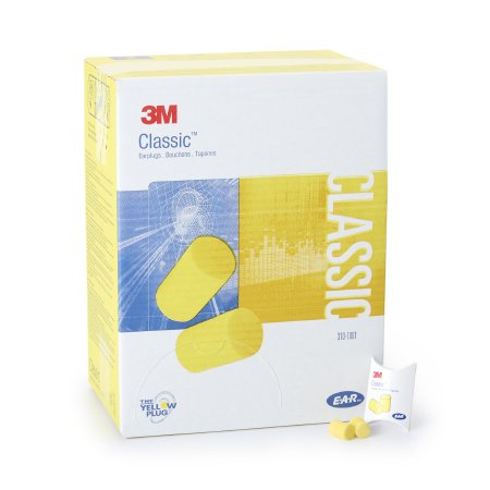 Ear Plugs 3M™ E-A-R™ Classic™ Cordless One Size Fits Most Yellow