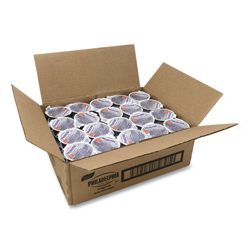 Philadelphia Cream Cheese, Original, 0.75 oz Cup, 50/Carton, Ships in 1-3 Business Days