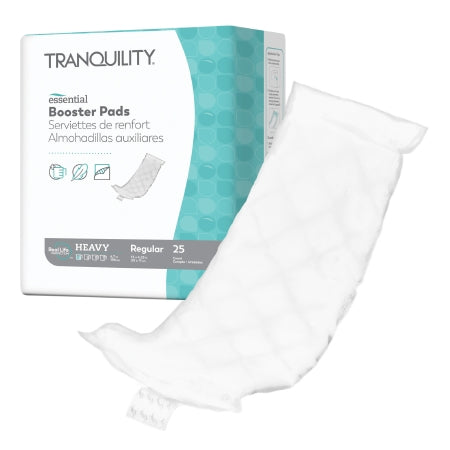 Booster Pad Tranquility® Essential 4-1/4 X 12 Inch Heavy Absorbency Superabsorbant Core Regular