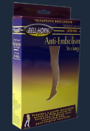 Anti-embolism Stocking Bell-Horn® Knee High Large Beige Closed Toe