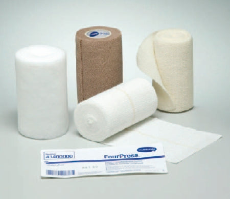 4 Layer Compression Bandage System FourPress® Multiple Sizes Self-Adherent / Tape Closure Tan NonSterile 35 to 40 mmHg