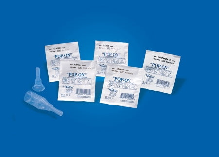 Male External Catheter Pop-On® Self-Adhesive Strip Silicone Intermediate