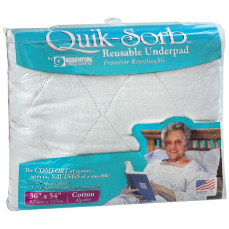 Reusable Underpad Quik-Sorb™ 36 X 54 Inch Liquidfill Heavy Absorbency