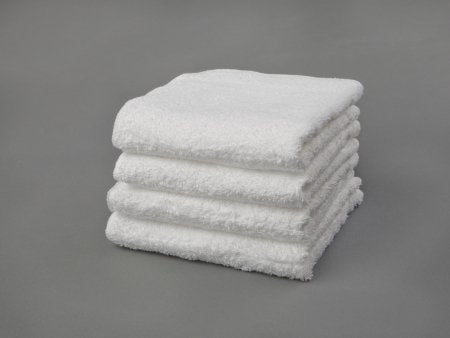 Washcloth Basic 12 X 12 Inch White Reusable