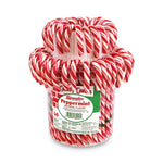 Peppermint Candy Canes, 1 oz, 60 Pieces/Jar, 1 Jar/Carton, Ships in 1-3 Business Days