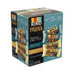 Minis, Dark Chocolate Nuts Sea Salt/Caramel Almond Nuts Sea Salt, 0.7 oz Bar, 32 Bars/Carton, Ships in 1-3 Business Days