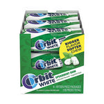 White Sugar-Free Gum, Spearmint, 15 Pieces/Pack, 9 Packs/Carton, Ships in 1-3 Business Days