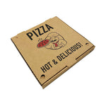 Pizza Boxes, 12 x 12 x 2, Kraft, Paper, 50/Pack