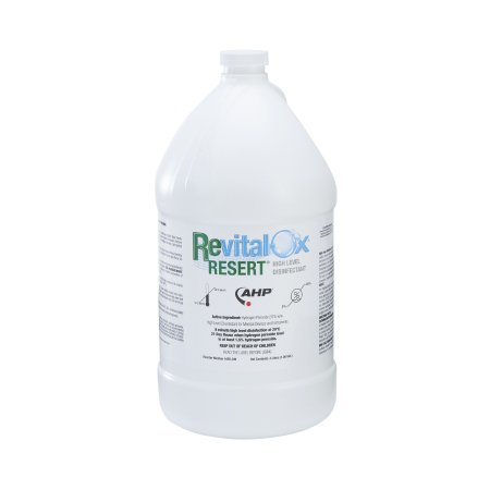 Hydrogen Peroxide High-Level Disinfectant Revital-Ox® RESERT® RTU Liquid 4 Liter Container Max 21 Day Reuse