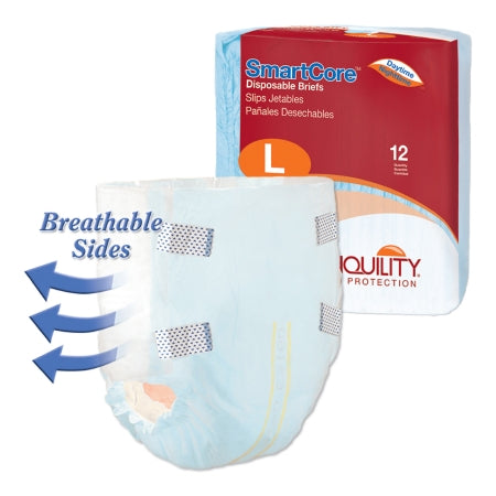 Unisex Adult Incontinence Brief Tranquility SmartCore™ Large Disposable Heavy Absorbency