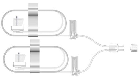 Subcutaneous Infusion Set Sub-Q 24 Gauge X 2 12 mm 36 Inch Tubing Without Port