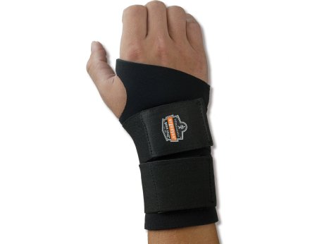 Wrist Support ProFlex® 670 Ambidextrous Double Strap Neoprene Left or Right Hand Black X-Large