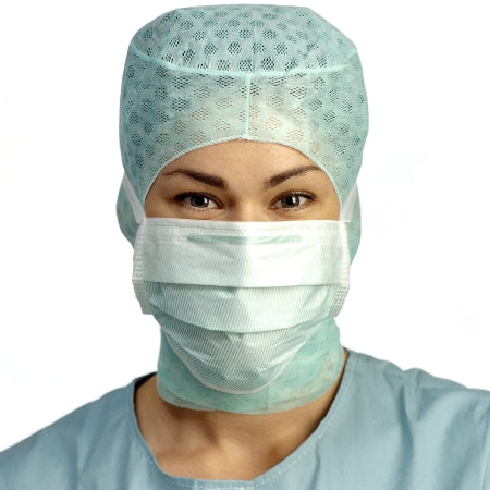 Surgical Mask Barrier® Special Anti-fog Pleated Tie Closure One Size Fits Most Blue NonSterile Not Rated Adult