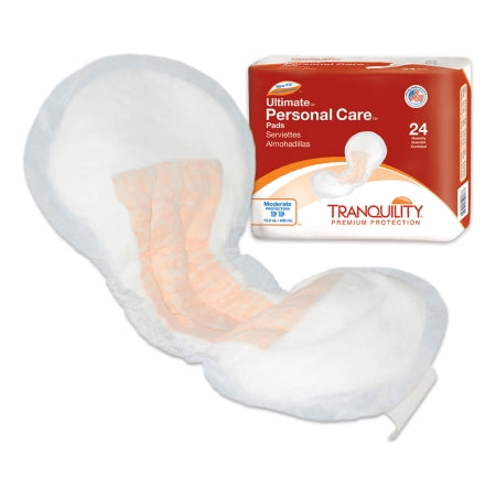 Bladder Control Pad Tranquility® 6-1/2 X 13-1/2 Inch Heavy Absorbency Superabsorbant Core One Size Fits Most