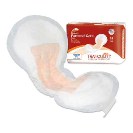 Bladder Control Pad Tranquility® 5-1/2 X 10-1/2 Inch Light Absorbency Superabsorbant Core One Size Fits Most