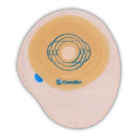 Ostomy Pouch Esteem™+ One-Piece System 8 Inch Length 13/16 to 2-3/4 Inch Stoma Closed End Trim to Fit