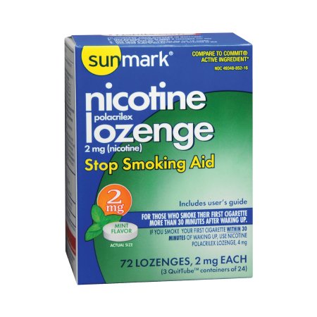 Stop Smoking Aid sunmark® 2 mg Strength Lozenge